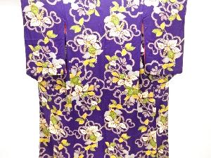 大正ロマン　紋錦紗桐模様着物